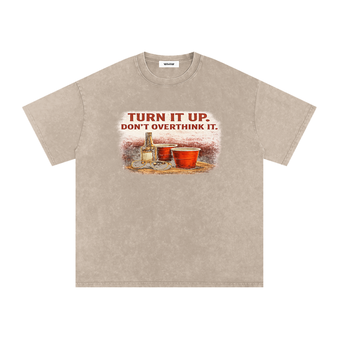 Turn it Up Vintage Tee - Stonewashed Oversized
